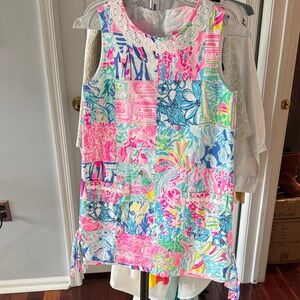 Lilly Pulitzer Colorful Sleeveless Patchwork Dress